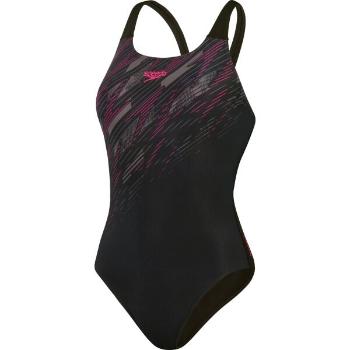 Speedo HYPERBOOM PLACEMENT MUSCLEBACK Dámské jednodílné  sportovní plavky, černá, velikost