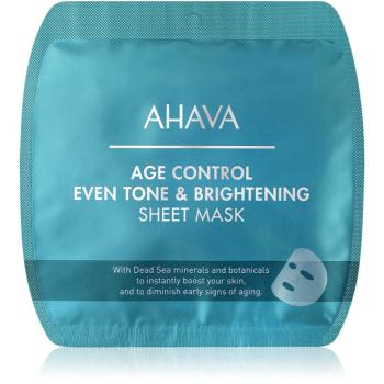 AHAVA Time To Smooth rozjasňující plátýnková maska proti vráskám 1 ks