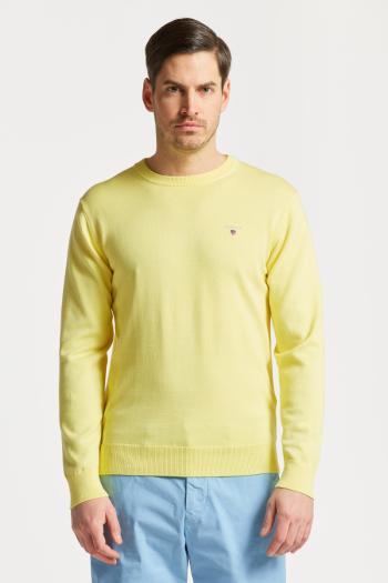 SVETR GANT CLASSIC COTTON C-NECK CLEAR YELLOW