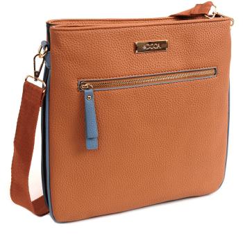 Dámská crossbody kabelka Doca 14107 - camel