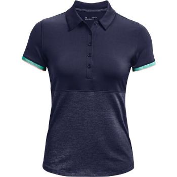 Under Armour ZINGER Dámské golfové polo triko, tmavě modrá, velikost