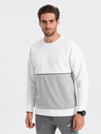 Ombre Clothing Mikina Bílá