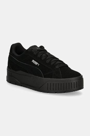 Semišové sneakers boty Puma Karmen II černá barva, 397457