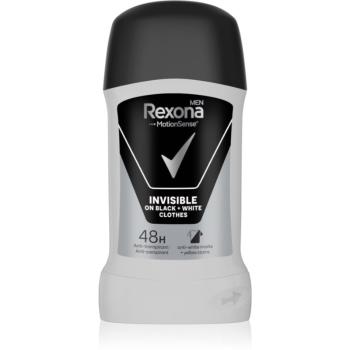 Rexona Invisible on Black + White Clothes Antiperspirant tuhý antiperspirant 48 H 50 ml