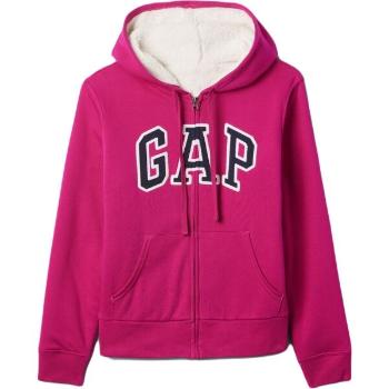 GAP V-LOGO SHERPA Dámská mikina, růžová, velikost