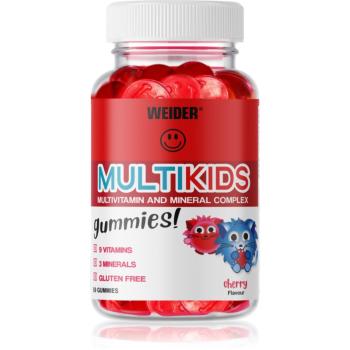 Weider Multikids komplexní multivitamín pro děti příchuť Cherry 50 ks