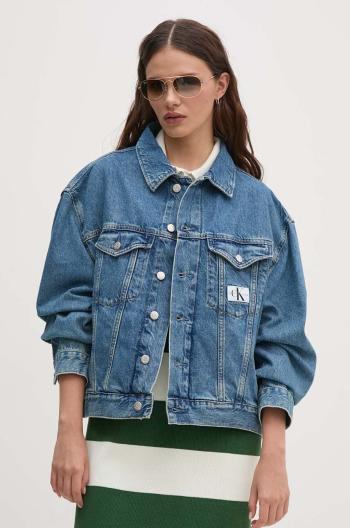 Džínová bunda Calvin Klein Jeans dámská, přechodná, oversize, J20J223672