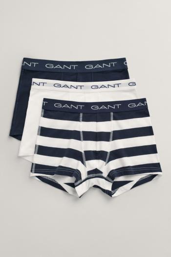 SPODNÍ PRÁDLO GANT STRIPE TRUNK 3-PACK EVENING BLUE