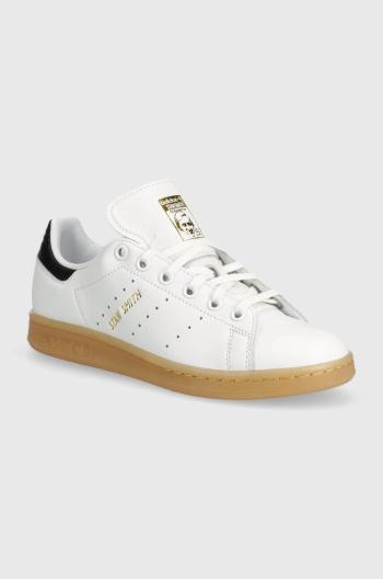 Dětské kožené sneakers boty adidas Originals STAN SMITH bílá barva, IH5352