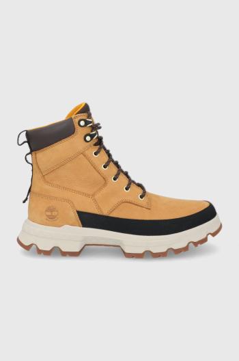 Kožené trapery Timberland Orig Ultra WP Boot pánské, žlutá barva, TB0A44SH2311