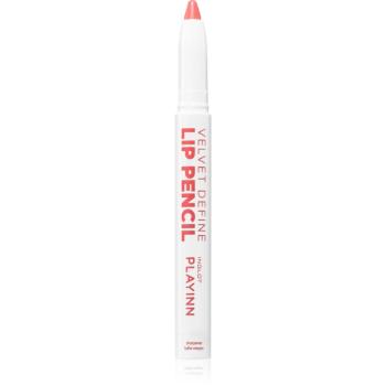Inglot PlayInn Velvet Define Lip Pencil intenzivní tužka na rty odstín BLUSHING CORAL 61 1,6 g