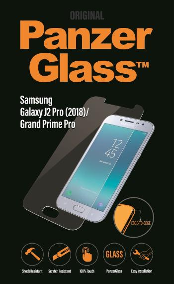 Üvegfólia PanzerGlass Edge-to-Edge Samsung Galaxy J2 Pro (2018) üvegfólia - átlátszó