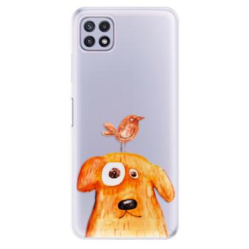 Odolné silikonové pouzdro iSaprio - Dog And Bird - Samsung Galaxy A22 5G