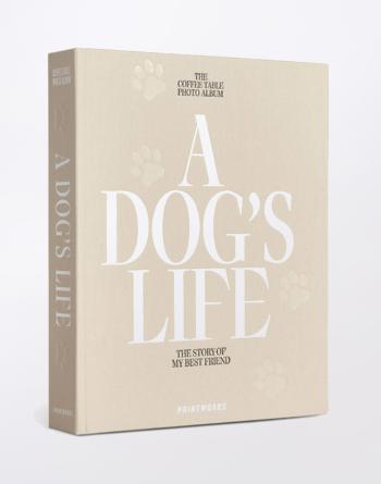 PrintWorks Photo Album - A Dog's Life Beige