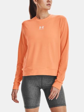 Under Armour Rival Terry Crew Triko Oranžová