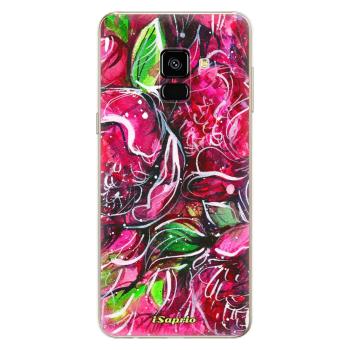 Odolné silikonové pouzdro iSaprio - Burgundy - Samsung Galaxy A8 2018