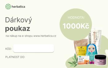 Dárkový poukaz Herbatica v hodnotě 1000 Kč