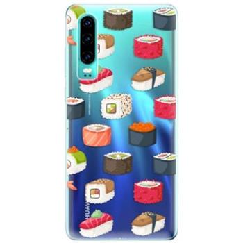 iSaprio Sushi Pattern pro Huawei P30 (supat-TPU-HonP30)