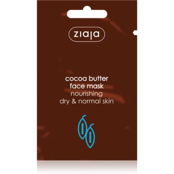 Ziaja Cocoa Butter výživná maska pro normální a suchou pleť 7 ml