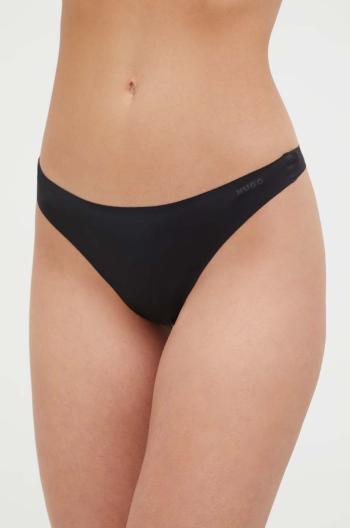 Tanga HUGO 3-pack černá barva, 50492489