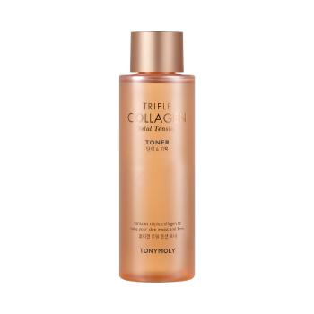 Tony Moly Loțiune tonică hidratantă pentru piele Triple Collagen Total Tension (Toner) 200 ml