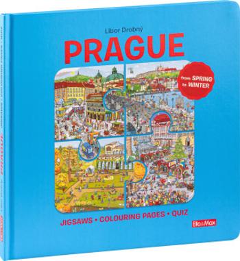 Prague - Puzzles, Colouring, Quizzes - Libor Drobný, Ema Potužníková