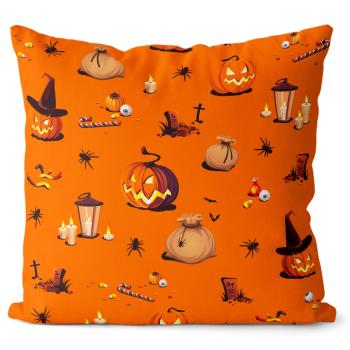 Vankúš Halloween vzor 1 (Velikost polštáře: 55 x 55 cm)
