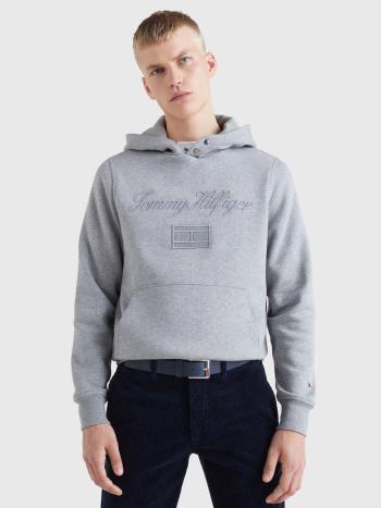 Tommy Hilfiger pánská šedá mikina - XL (ZN2)