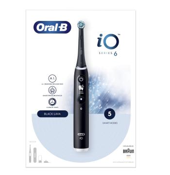 Oral-B iO Series 6 elektrický zubní kartáček Black Onyx