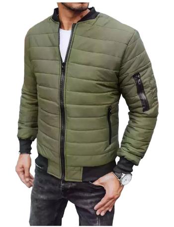 Khaki prošívaný bomber vel. 2XL