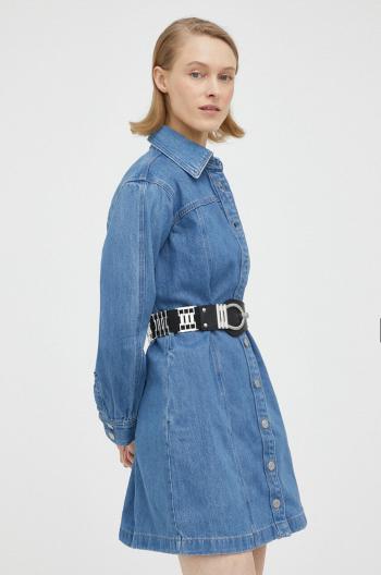 Džínové šaty Levi's mini, oversize