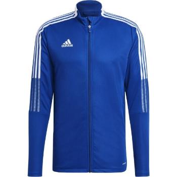 adidas TIRO 21 TRACK JACKET Pánská fotbalová mikina, modrá, velikost