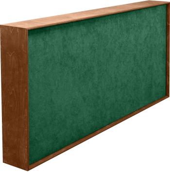 Mega Acoustic FiberExcellent120 Alder/Green Absorpční dřevěný panel