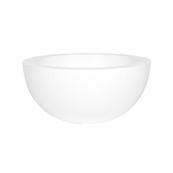 Květináč Vic Bowl, barva matná bílá, více velikostí - PotteryPots Velikost: S - v. 18 cm, ⌀ 38.5 cm