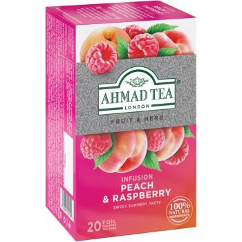 Ahmad Tea Peach & Raspberry ovocný čaj příchuť Peach & Raspberry 20x1.8 g