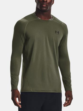 Under Armour UA HG Armour Fitted LS Triko Zelená