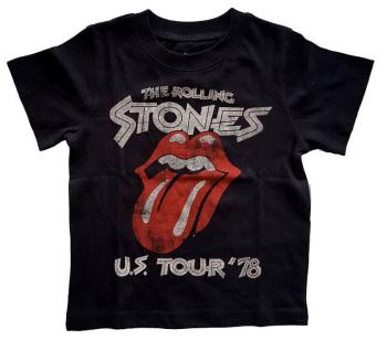 The Rolling Stones Tričko US Tour '78 Kids Black 3 roky