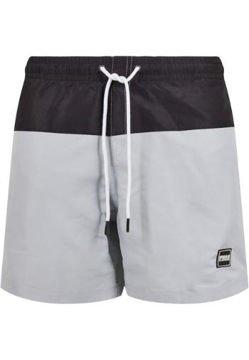 Urban Classics Block Swim Shorts lightasphalt/black - S
