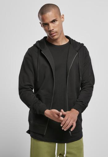 Urban Classics Basic Terry Zip Hoody black - L