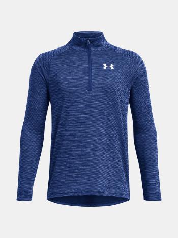 Under Armour UA Tech Textured 1/2 Zip Triko dětské Modrá