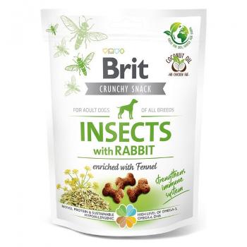 Brit Care Dog Crunchy Cracker Insects with Rabbit enriched with Fennel 200g