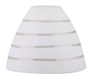 Tienidlo na lampu E27 s mliečnym skleneným pruhom pre lampy Uli