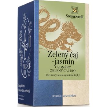 SONNENTOR Zelený čaj - jasmín BIO zelený čaj dvoukomorový sáček 18x1,5 g