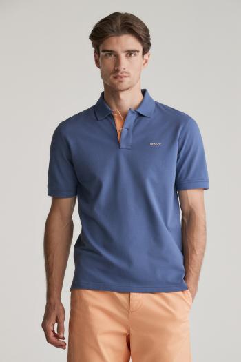 POLOKOŠILE GANT REG CONTRAST PIQUE SS POLO DUSTY NAVY