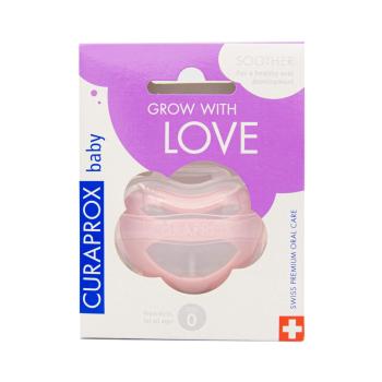 Curaprox Breath Easy dudlík 0-7 měsíců, RŮŽOVÝ