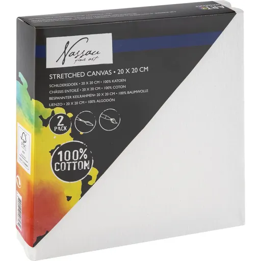 Plátno na malování 20x20 cm