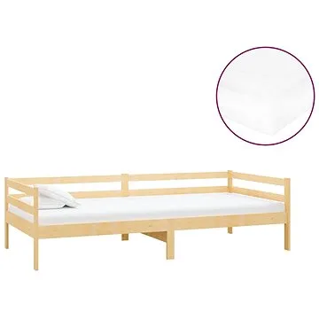 Shumee válenda s matrací 90×200 cm masivní borové dřevo, 3083559 (3083559)