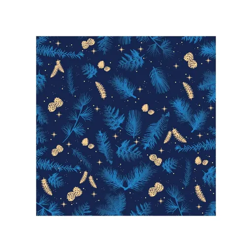 PROCOS Papírové ubrousky 33x33cm 3vrstvé šišky a jehličí