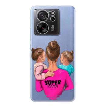 Odolné silikonové pouzdro iSaprio - Super Mama - Two Girls - Xiaomi 13T / 13T Pro