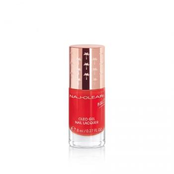 Naj-Oleari Oleo gel Nail Lacquer lak na nehty s gelovým efektem - 21 poppy red 8 ml